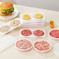✨50% RABATT NU! !✨🍔 Frysboxar för hamburgare & portionsmat (10-pack) – runda stapelbara fryslådor i livsmedelsgodkänd PP