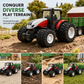Large Kids Farm Tractor Toy Set with Trailer Accessories Friction Powered and Remote Control Engineering Vehicles for Boys