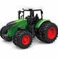 Large Kids Farm Tractor Toy Set with Trailer Accessories Friction Powered and Remote Control Engineering Vehicles for Boys