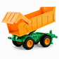 Large Kids Farm Tractor Toy Set with Trailer Accessories Friction Powered and Remote Control Engineering Vehicles for Boys