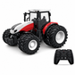 Large Kids Farm Tractor Toy Set with Trailer Accessories Friction Powered and Remote Control Engineering Vehicles for Boys