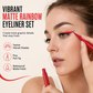 🌈 50% RABATT! ✨ Matt Flytande Eyeliner – 12 Vattenfasta Färger med Ultrafint Filtstift 🎨