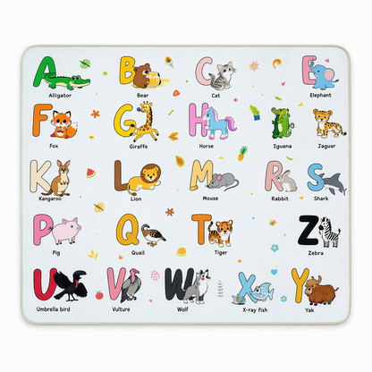 Skin Friendly Crystal Velvet Cartoon Kids Area Rug Durable Bedside Floor Mat for Living Room and Childrens Room