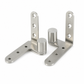 Stainless Steel Double Acting Closing Hinge Set for Saloon Cafe and Bar Doors