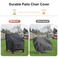 Heavy-Duty Waterproof Patio Chair Cover with Air Vents