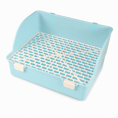 📢📢50% OFF !! ⏰Extra Large Rabbit Litter Box Toilet and Small Animal Litter Tray for Guinea Pigs Chinchillas and Dwarf Rabbits