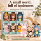 🧸 50% RABATT NU! ✨ Mini babydockor – 6 söta djurstilar i ett litet samlarformat – perfekt som present, dekoration och fantasifull lek 🐰🐻