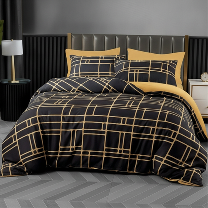 ✨50% RABATT NU! !✨Modernt minimalistiskt geometriskt bäddset