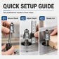 🔧 Woodworking Line Router Bit: Dual Bearing, Tungsten Carbide Tip, for Table & Cabinet Edges