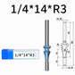 🔧 Woodworking Line Router Bit: Dual Bearing, Tungsten Carbide Tip, for Table & Cabinet Edges