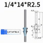 🔧 Woodworking Line Router Bit: Dual Bearing, Tungsten Carbide Tip, for Table & Cabinet Edges