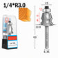 🔧 Woodworking Line Router Bit: Dual Bearing, Tungsten Carbide Tip, for Table & Cabinet Edges
