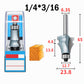 🔧 Woodworking Line Router Bit: Dual Bearing, Tungsten Carbide Tip, for Table & Cabinet Edges