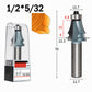 🔧 Woodworking Line Router Bit: Dual Bearing, Tungsten Carbide Tip, for Table & Cabinet Edges