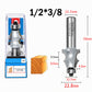 🔧 Woodworking Line Router Bit: Dual Bearing, Tungsten Carbide Tip, for Table & Cabinet Edges