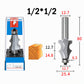 🔧 Woodworking Line Router Bit: Dual Bearing, Tungsten Carbide Tip, for Table & Cabinet Edges