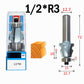🔧 Woodworking Line Router Bit: Dual Bearing, Tungsten Carbide Tip, for Table & Cabinet Edges