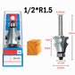 🔧 Woodworking Line Router Bit: Dual Bearing, Tungsten Carbide Tip, for Table & Cabinet Edges