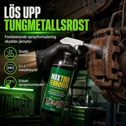 📢📢50% RABATT NU!! ⏰3-i-1 rostborttagningsmedel och fosfateringsmedel för metalldelar 500 ml med spraymunstycke för att ta bort fett och rost och bilda en rostskyddande skyddsfilm
