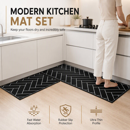 Diatomaceous Earth Bath Mat Non Slip Water Absorbent Floor Mat for Bathroom and Entryway