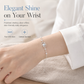 ✨50% RABATT NU! !✨Armband i 925 sterlingsilver med planet och stjärnor – Elegant smycke till henne ✨