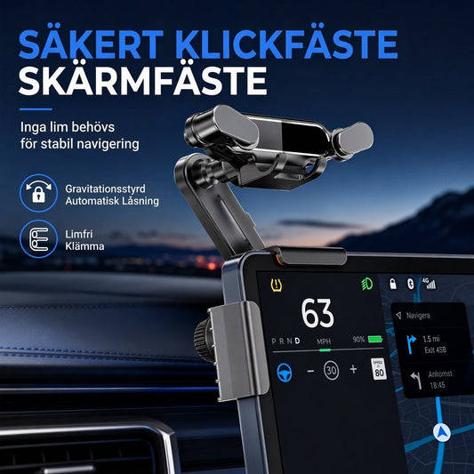 📢📢50% RABATT NU!! ⏰Hållare för mobiltelefon i bil med fäste för mittkonsolskärm för elbilar