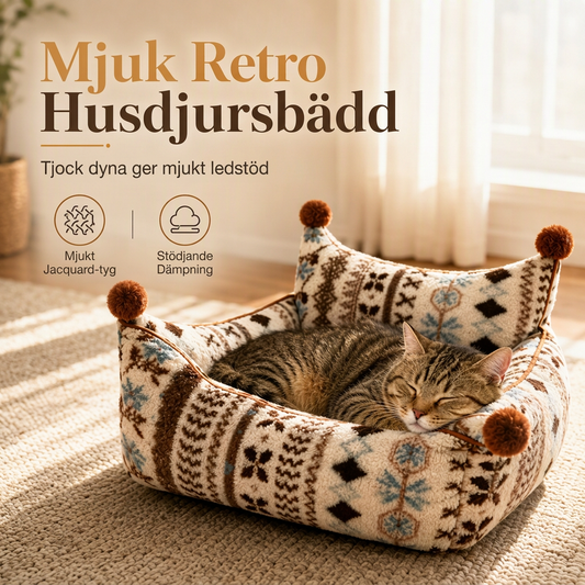 📢📢50% RABATT NU!! ⏰Varmt husdjurssängsoffa för hundar och katter Mysig sovmatta kudde för alla säsonger