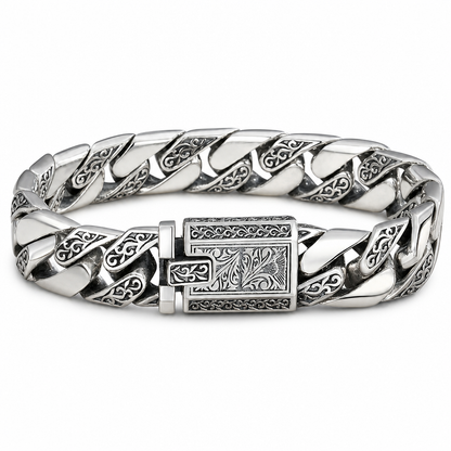 ⛓️ 50% RABATT! 🎁 Punk Arabesque blank kedja i koreansk stil, partner-smide, perfekt present till pojkvännen ✨