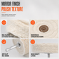 White Cotton Flannel Buffing Wheel for Jewelry Mirror Polishing
