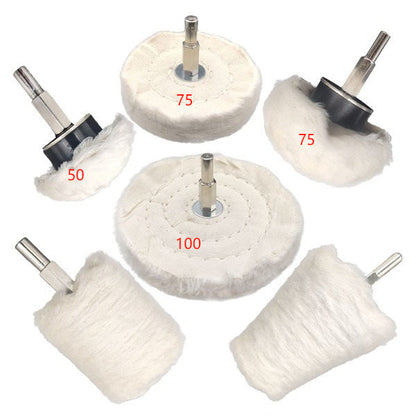 White Cotton Flannel Buffing Wheel for Jewelry Mirror Polishing