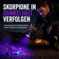📢📢50% RABATT NU!! ⏰51-LED-UV-Taschenlampe 395 nm, ultraviolettes Schwarzlicht-Detektor aus Aluminiumlegierung, Handgerät zur Erkennung von Falschgeld und zur Schmuckbewertung