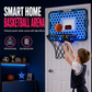 📢📢 50 % RABATT 🏀 Basketkorg för barn inomhus med LED-lampor & elektronisk poängräkning – Hängande hopfällbar basketkorg med 16 cm boll