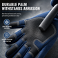 Winter Waterproof Windproof Warm Lined Outdoor Sports Gloves with Zipper for Cycling Hiking and Skiing